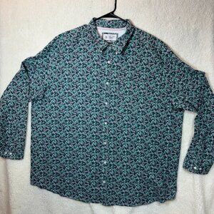 Original Penguin By Munsingwear Long Sleeve Shirt Darkest Spruce Holly Size3xl